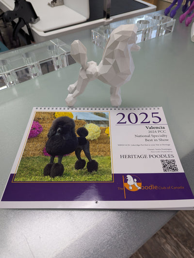 Poodle Calendar and Cardholder Bundle