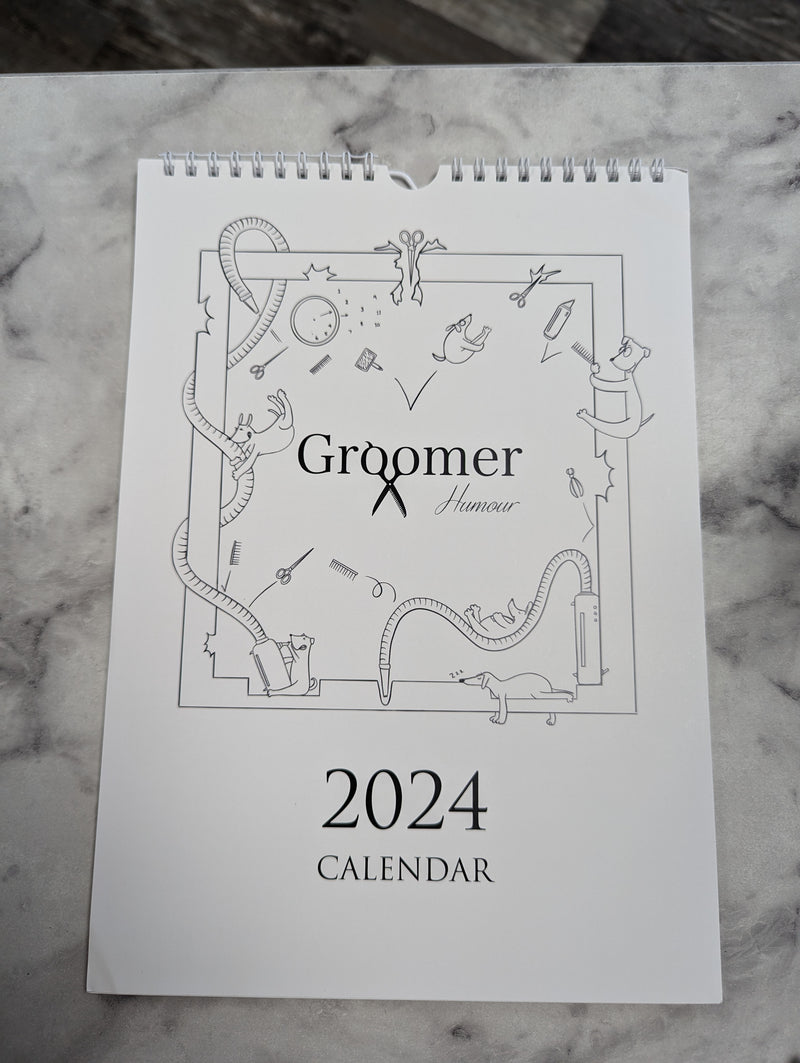 Calendrier Humour Groomer 2024
