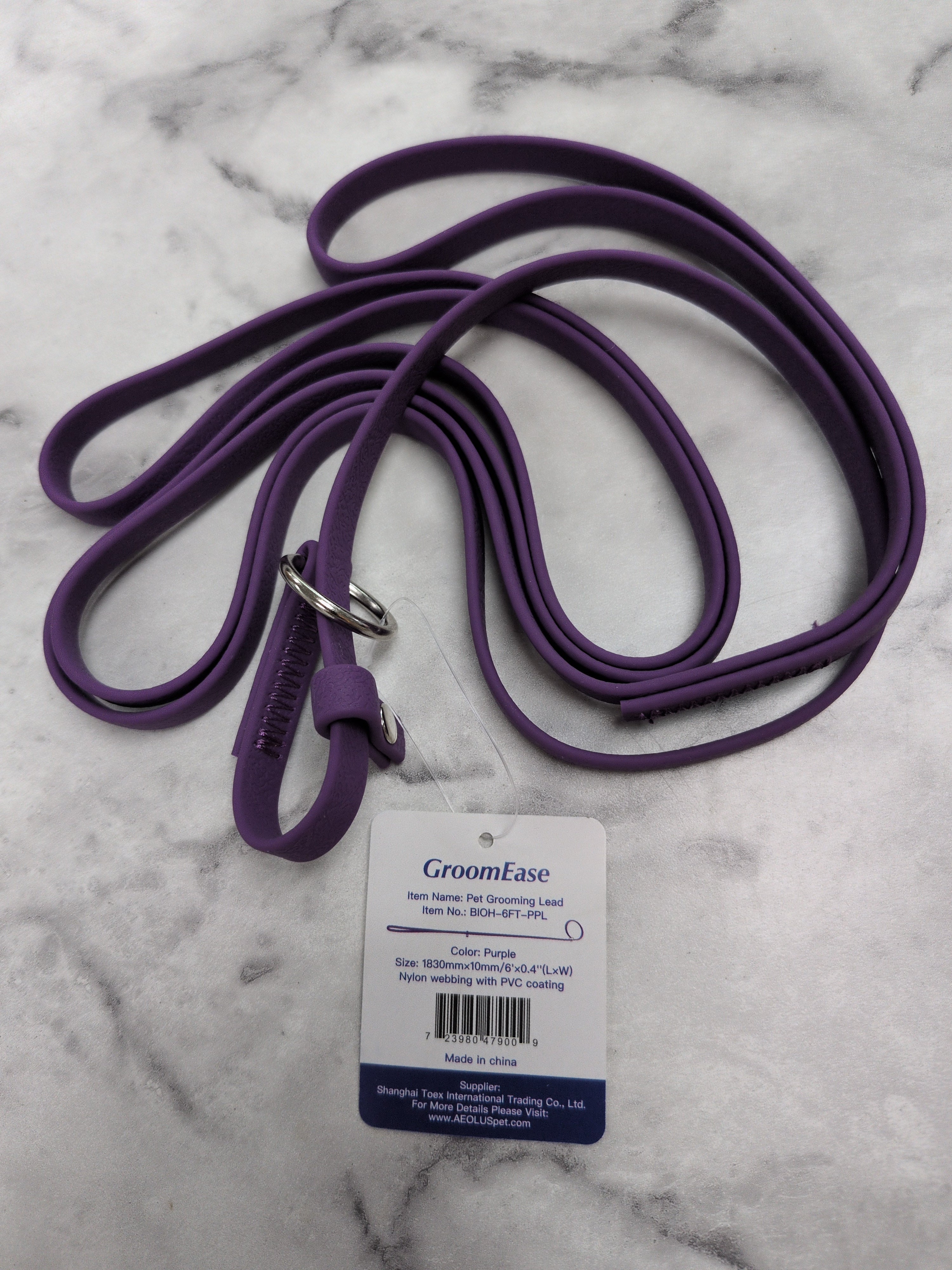 GroomEase Biothane Slip lead