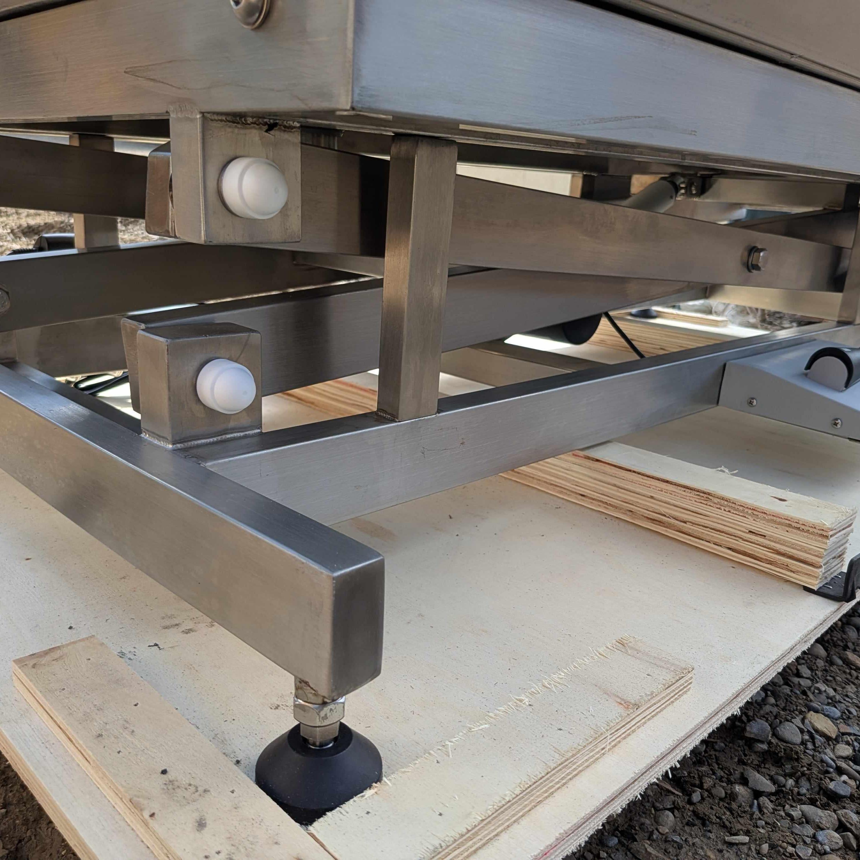 Electric Lift Classic style stainless steel Bathing Tub