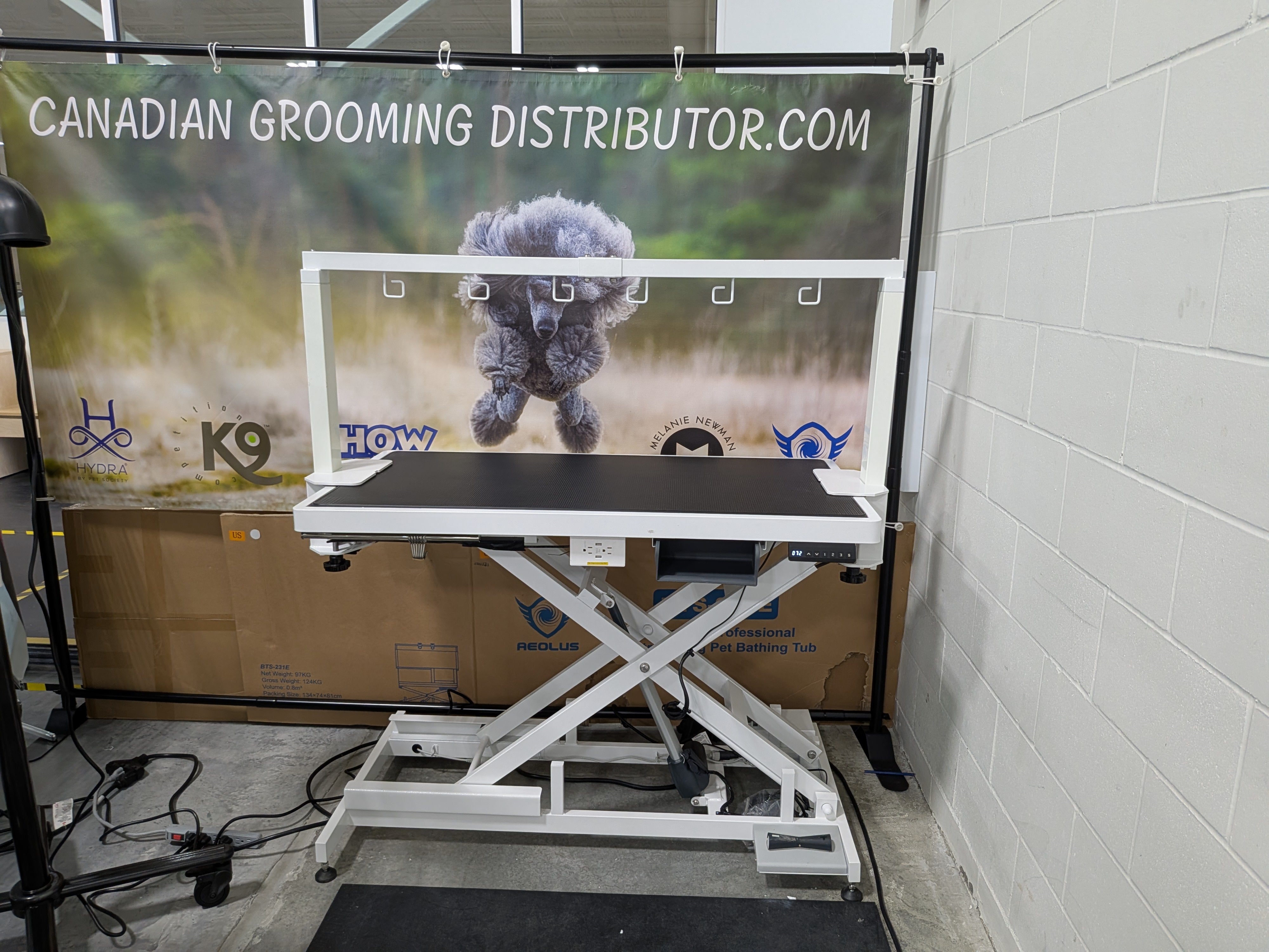 Heavy Duty Electric White Overhead Arm