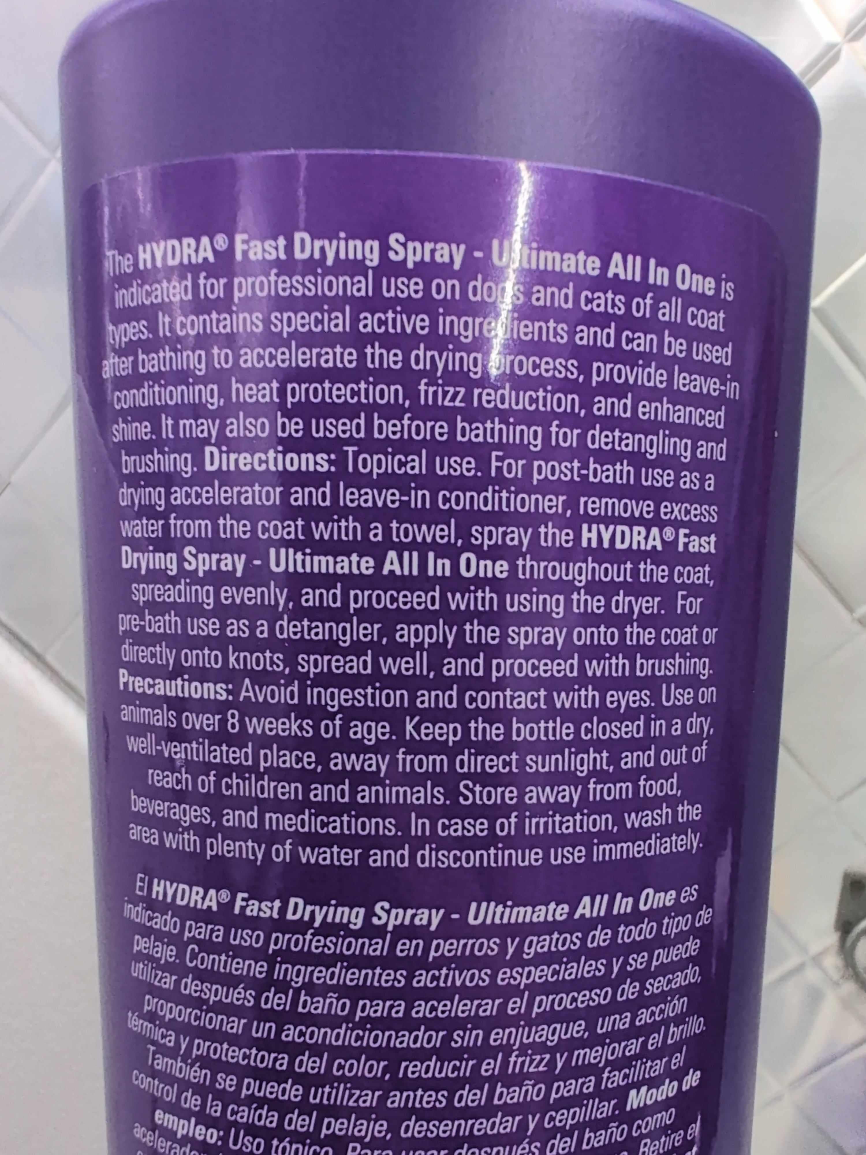 Hydra Ultimate All in One Drying Spray 500ml