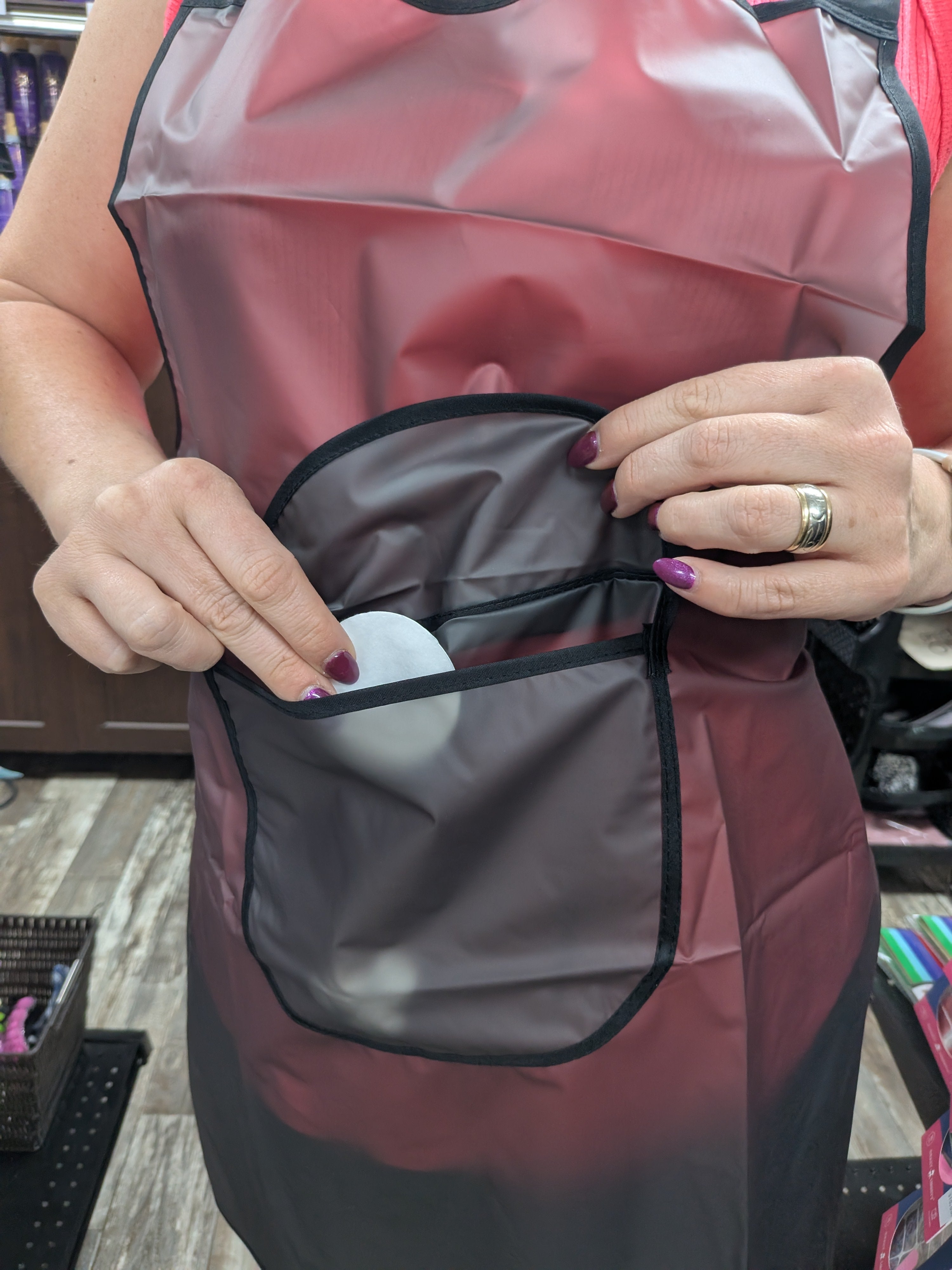 Tablier de bain imperméable