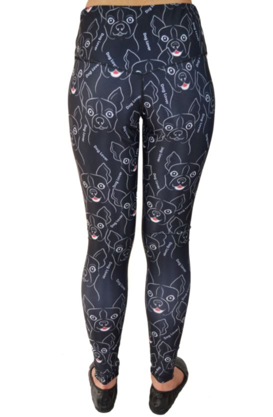 Ladybird Shadow Leggings Dog Lover XS