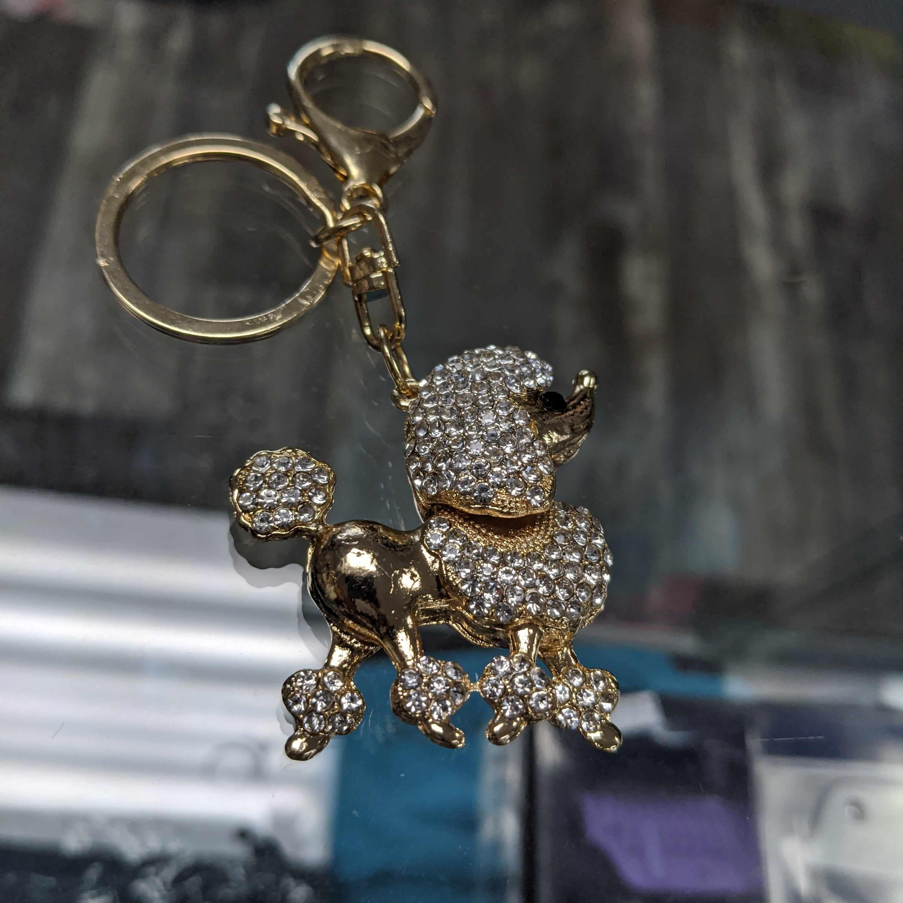 Poodle Keychain