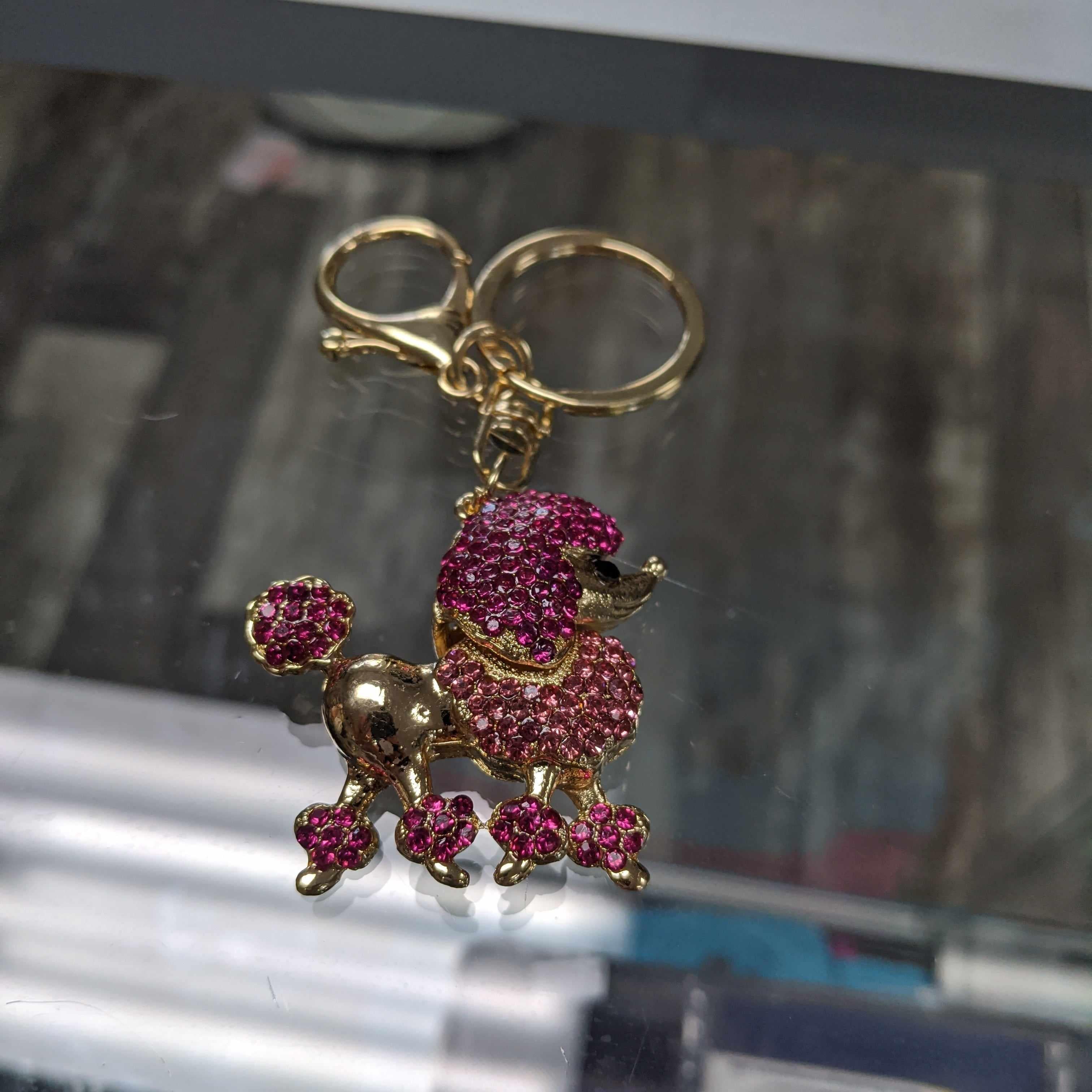 Poodle Keychain
