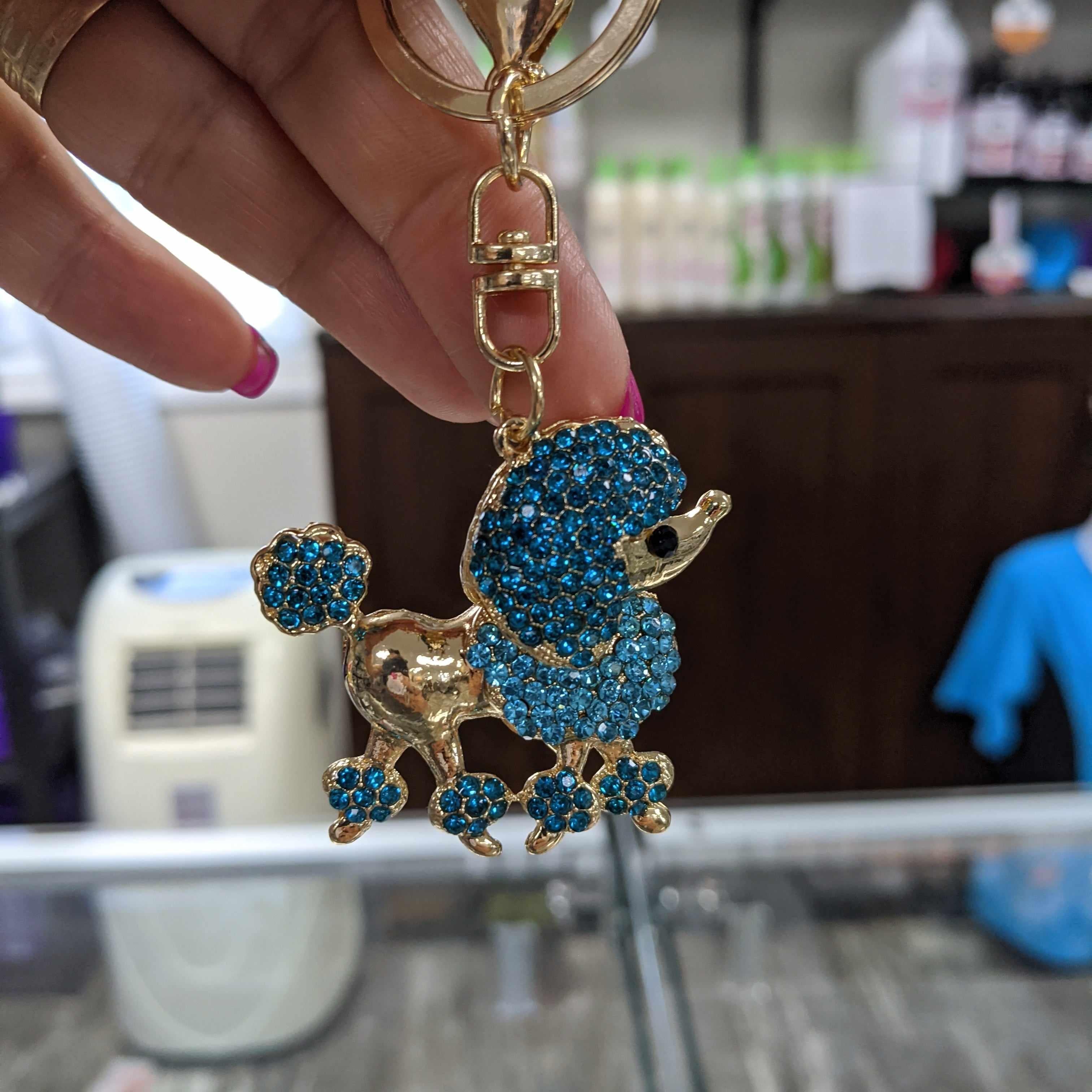 Poodle Keychain