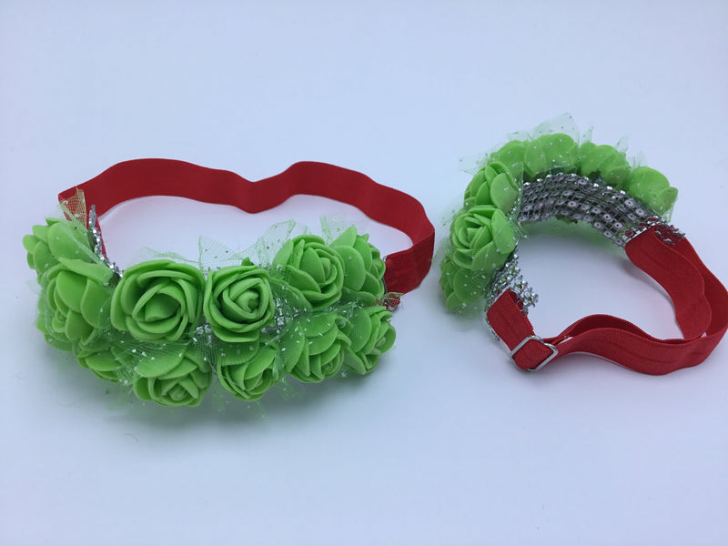 Holiday Rose collars