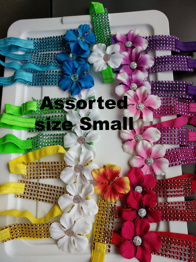 Sparkle Wrap Collars- Flower Power collection