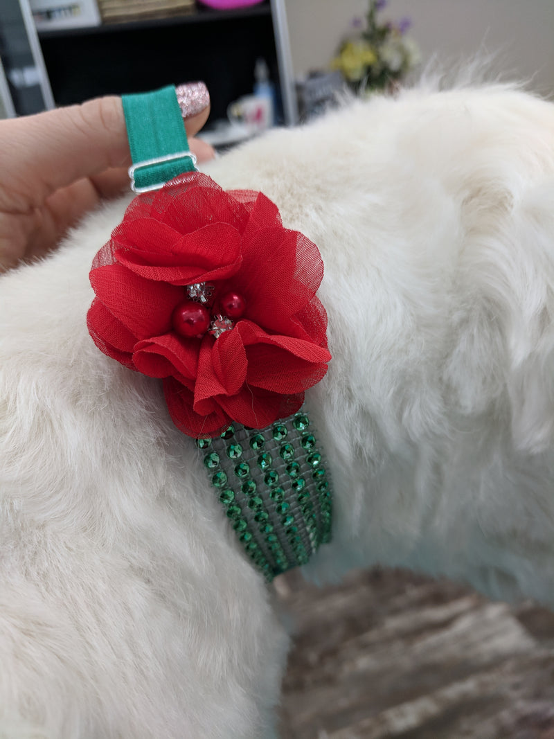 Holiday Sparkle wrap collars