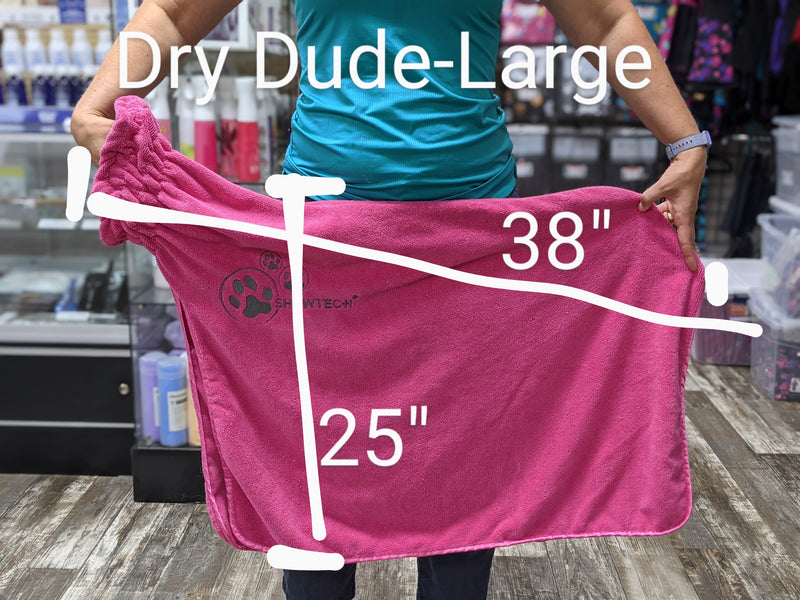 Show Tech Dry Dude Bathrobe-Hot Pink