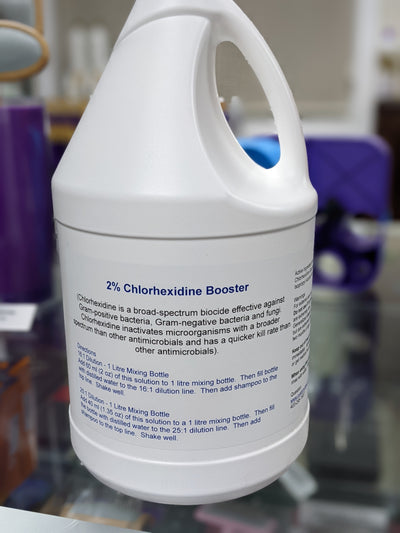 2% CHLORHEXIDINE Booster for  Shampoo and/or Conditioner