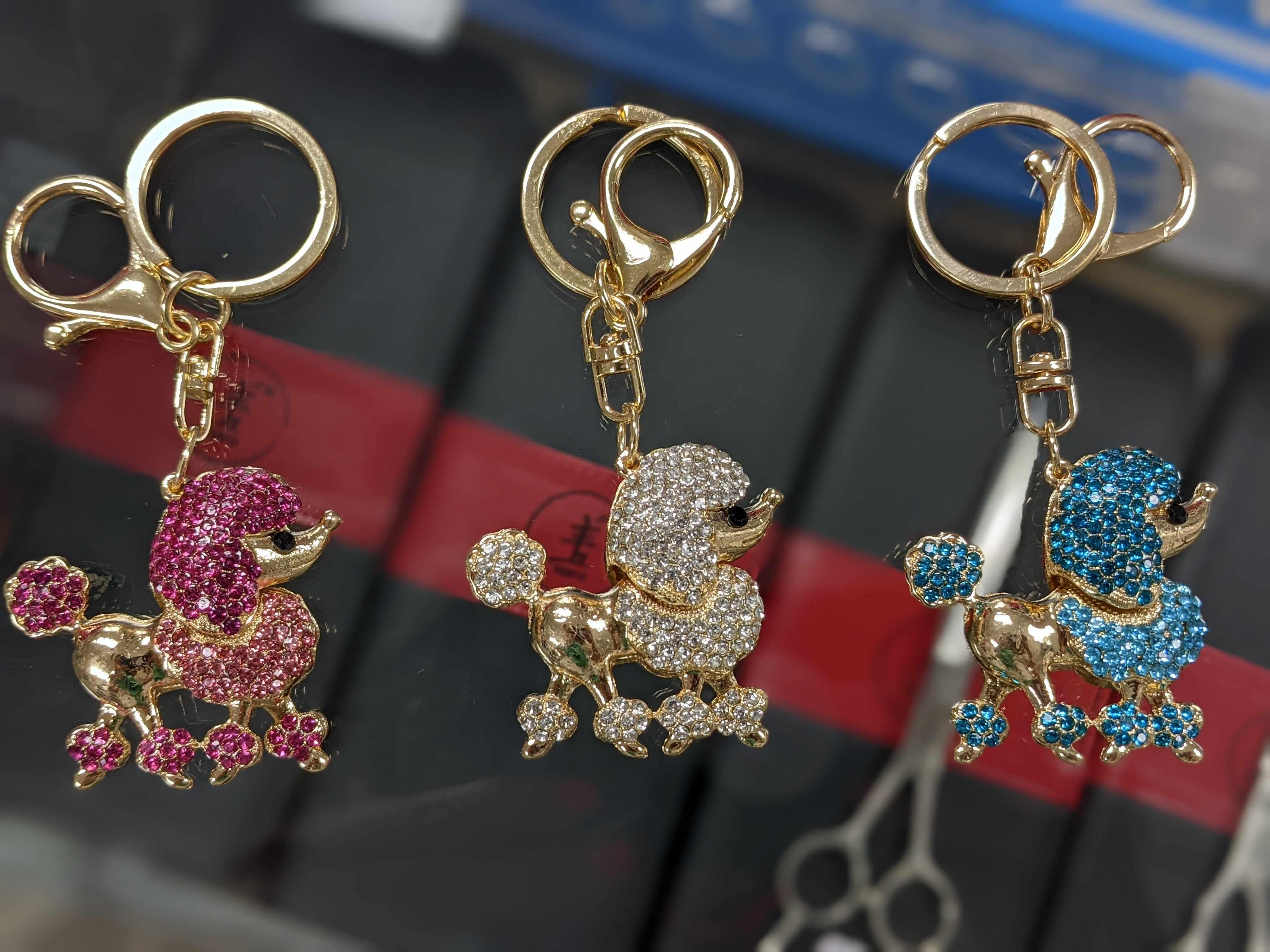 Poodle Keychain