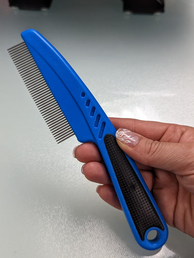 Plastic grip Flea/Face comb