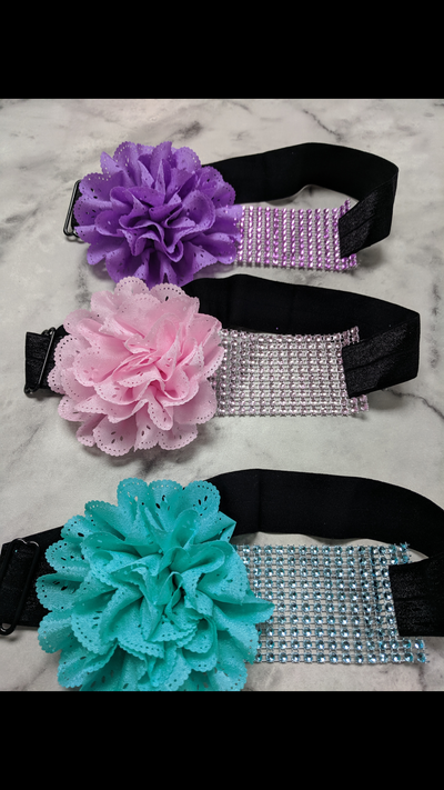 Colliers Sparkle Wrap - Collection de fleurs en dentelle