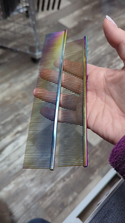 KISS Rainbow Titanium Combs